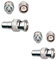 SHANFEILU Adaptador BNC a RCA BNC macho a RCA hembra, adaptador coaxial acoplador para cámara de vigilancia de circuito cerrado de TV, conmutador DVR, cable de TV, 6 unidades