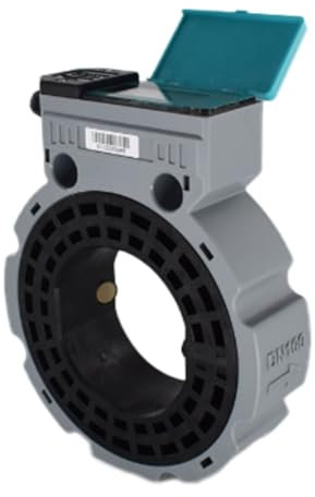 Giyofom Contador de Agua UltrasóNico A BateríA DN100 RS485 Medidor de Flujo de Agua Digital IP68 Tipo SáNdwich