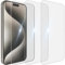 Foreverquality 3 Pack For iPhone 15 Pro Max/15 Plus 6.7 inch HD Clear Screen Protector Guard Tempered Glass