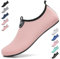 Badeschuhe Damen Wasserschuhe Frauen Neoprenschuhe Strandschuhe Aquaschuhe Surfschuhe Schwimmschuhe Wassersportschuhe Barfuß Schuhe Leicht Hausschuhe. Rosa, 35 EU