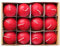 Pack de 12 Velas Flotantes Decorativas - Ideal para Bodas, Fiestas de Piscina y Decoración Navideña, 4 Horas de Duración, Sin Perfume, Fabricación Europea, 45mm - Rojo