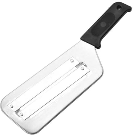 SAKURRDD Edelstahl-Doppelschichtschneider, Küchen-Gemüsemesser-Schredder-Schneider-Zerkleinerer, Kohlschneider, Kohl-Zerkleinerer for Krautsalat, Kohl-Krautsalat-Zerkleinerer-Messer /2079