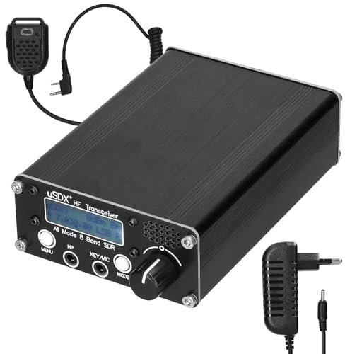 Irfora uSDR uSDX+ Plus V2 10/15/17/20/30/40/60/80 m 8 bande SDR Tutte le modalità ad alta frequenza SSB QRP ricetrasmettitore con connettore antenna BNC