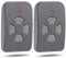 Selridasia 868,3 MHz Garagentor Handsender Ersatz für Marantec Digital 382 384 Handsender, Marantec Digital 302 304 321 131 321, 2 Stück