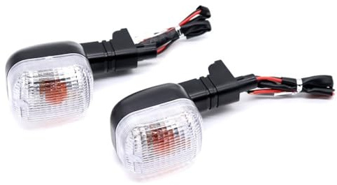 Blinker Motorrad Blinkerantriebsanzeige for die Verwendung Passende Verwendung for BMW F650 Funduro/ F650st 1997-2000, G650GS 2008-2010 F650GS Motorrad -Lampe vorne/hinten Blinker Motorrad Blinker(Cle