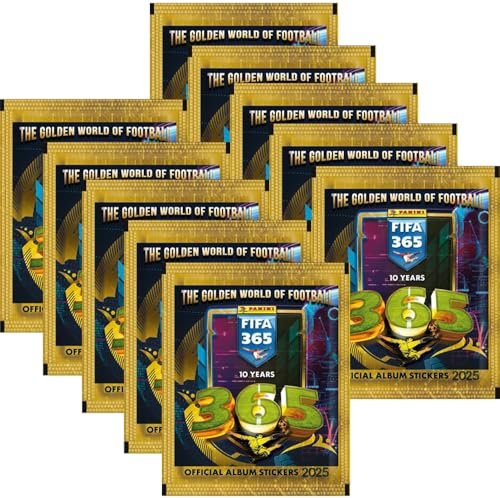 Panini 365-2025 - Sammelsticker - 10 Tüten