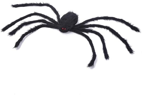 Spinnenkostüm für Kinder, Spider -Rucksack gruseliger gruseliger 49 -Zoll -Spinnen -Spinnenbeutel mit 8 Langbein & rotem Auge große Kapazitätsspinnen -Rucksack für Halloween, Spinnenkleidung, Trick o