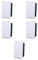 5x Pulsante 16A, Moduli Bianchi, Compatibile Con Vimar Plana, frutti, interruttori, pulsanti, deviatori, dimmer, sensori, PIR, buzzer, Per Placche originali e compatibili