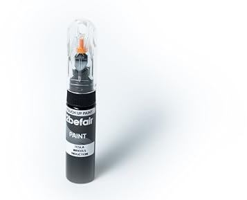 2befair Stylo de peinture pour jantes Tesla avec pinceau - Réparation des rayures et des éclats de pierres - 15 ml - Couleur précise pour jantes modèle 3 / Y - Fabriqué en UE