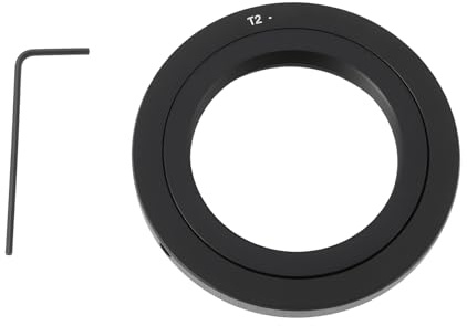 YINETTECH Telephoto Mirror Lens Adapter Ring Compatible with Canon EOS Cameras To Attach T2/T Mount Lens