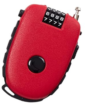 Durability Retractable Wire Lock with Code Multipurpose Combination Lock for Outdoor Bike Scooters Suitcases Multipurpose Suitcases Combination Lock