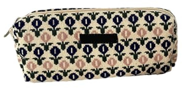 LLLmhuaa Traditionelle gerippte Tasche für Schreibgeräte, mehrere Fächer, Aufbewahrung, Wasser, Immun, Polyester, praktische Schieber, Schule, Rudimente, Polyester-Federmäppchen, D, Mass Beauty