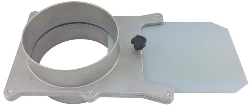 CHARNWOOD Aluminium Shut Off Blast Gate 125mm(5) Diameter Connection