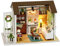 CUTEROOM DIY Puppenhaus aus Holz, Handcraft, Miniatur Kit-Salon, Modell und Möbel, Zeigen Fotos und Unterricht in Englisch (Z008)