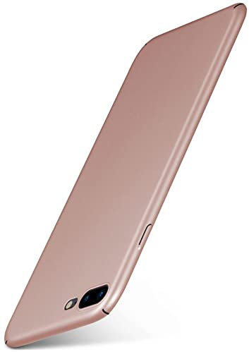 moex Alpha Case für iPhone 7 Plus/iPhone 8 Plus Hülle Ultra Dünn, Schutzhülle mit erhöhtem Kameraschutz, Slim Cover Hardcase Backcover, Dünnste Handyhülle Minimalistisch, Rosegold