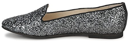 KMB Silva Slipper & Bootsschuhe Damen Glitterfarbe/Grau - 36 - Slipper