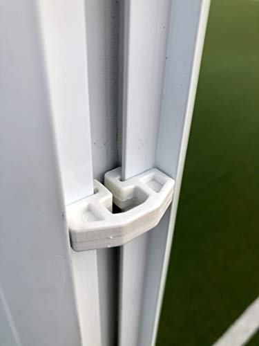 Football Goal Net Hook Clips - Pack of 25, Aluminium Goal Fixings