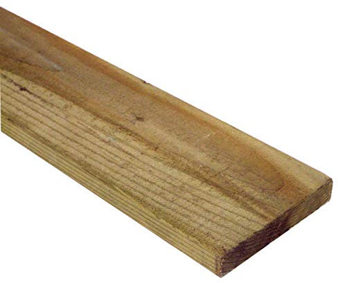 Pressure Treated Softwood Timber 4 x 1 (100mm x 22mm) - 3.0 Metres (Pack of 5)