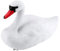 Teich Swan Dekor Schwanenteich, schwimmend Schwan Ornament Artificial Swan Simulation Wasser-Schwan-Teich Realistische Ornament für Pond Pool-Wasser-Dekoration Weiß