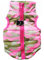 ZESLIV Hunde Winterjacke Thermo Hundemantel für Kleine und mittelgroße und großer Hunde Haustier Leopardenmuster Hundejacke Camouflage Muster Rosa