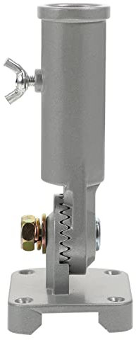 YARNOW 1stk Fahnenmasthalterung Flaggenhalterung Für Wandmontierter Fahnenmastst?nder Verstellbarer Flagge- Pole- Halter Steckdose Fahnenmastsitz Aluminiumlegierung Weiß Fahnenstange