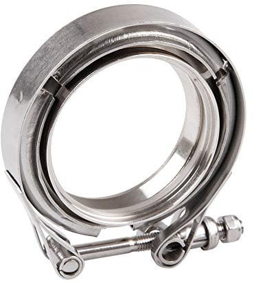 Universal 3 Inch V Band Clamp 76mm Stainless Steel Flanges