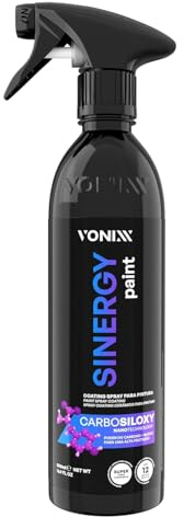 Vonixx SINERGY Paint 500ML | Coating Spray para Pintura de automóveis | Protege a Pintura por até 12 Meses | Resistente e Super hidrofóbico | Brilho Profundo |