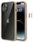 Woodcessories - Bio Clear Case transparent kompatibel mit iPhone 14 Hülle durchsichtig, iPhone 13 Hülle, beige, Nachhaltig