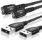 2Pack 1.2M Garmin Watch Charger Cable Compatible with Garmin Fenix 5 5S 5X 6 6S 6X Plus Pro 7 7S 7X,Forerunner945 45 45S 245 Music,ApproachS10 S40 S60 G12 S12 S42,Vivoactive3 4,Venu2 2S Plus,Epix 2