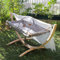 FAFOUR Baby Hammock, Babyhangematte Krippe, Hangematte Für Neugeborene, Neugeboronen hangematte, Baby Cradle, Vintage Babyhangematte, federwiege,Holz Baby hangematte, Baby hangematte Holz (Grau)