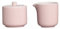 Ritzenhoff & Breker Milch- und Zuckerset Jasper, Rosa, Milchkännchen & Zuckerdose aus Keramik, Außenseiten mit Mattglasur und Soft-Touch-Haptik