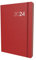 Collins Legacy Terminplaner 2024, A5, Tagesansicht, mit Terminen, Business-Planer und Organizer, Januar bis Dezember 2024, Tagesplaner, Rot, CL51.15-24