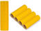 Luftschlangen Set zur Dekoration, Gold-Gelb Design, aus Papier, 5 Rollen á 18 Abrissen mit 7 mm Breite und 3 m Länge, Party Deko für Geburtstag, Karneval, Silvester, Girlande Papierschlange, Tischdeko