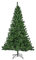 GLOUPIE Albero Di Natale Livigno 240 Cm, Diametro 146 Cm, Apertura Ad Ombrello, Molto Folto, Ignifugo, 12 Anni Di Garanzia, Base A Croce In Metallo, Ecologico PVC, Effetto Realistico