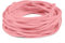 LEREATI Faux Leather Cord for Jewellery Making, 3mm Suede Cord Flat Leather String, 5m Beading Thread for Necklace, Bracelet, Pendants, Dream Catcher, DIY Crafts (Dark Pink)