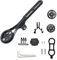 Out Front Bike Computer Mount - Aero Integrated Handlebar Combo Mount for Garmin Edge, GPS Bike Computer,Wahoo,Bryton,Cateye,GoPro Full Range and Flashlight
