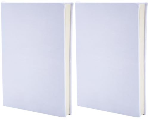 craspire Dehnbarer Bucheinband, 6X9 weiße, Elastische Notebook-Hülle, Bis Zu 18.5, langlebig, Waschbar, Wiederverwendbar, Schutzhülle Für Liebhaber von Hardcover-Büchern, Taschenbüchern