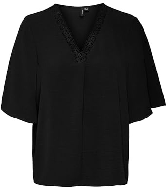 VERO MODA VMALVA 2/4 LACE TOP WVN GA
