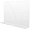Cabilock Acryl-Spülbecken-Spritzschutz Klarer Spritzschutz 38 1 X 20 3 cm Schutz Für Arbeitsplatten-Trennwand Küche Badezimmer Waschbecken L