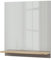 Vicco Badspiegel Marelle, Badspiegel, Greige/Artisan-Eiche, 60 x 67 cm mit Regal