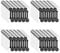 GEEHUA 400 Pcs Handmade Bakery Stickers, Black Long Label, Self-Adhesive Lollipop Sealing Stickers, Food Retail Package Seal Labels, Tamper Resistant
