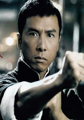 Schwagebo Donnie Yen Chinesische Kung Fu Star Leinwand Gemälde Für Haus Wand Büro Dekoration Yp313Vq 30X45Cm Gerahmt