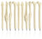 Tofficu 20pcs Bone Ballpoint Pen Skeleton Finger Pens 0.7mm Blue Ink Novely Bone Design Ballpiont Pens for Halloween Party Artist Doctot Nurse Office School