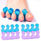 4 PCS Gel Toe Separator, Toe Separators for Nail Varnish Reusable Correctors for Overlapping Toes, Bunions, Hammer Toe, Foot Pain Relief, Pedicure Manicure Nail Art for Men and Women