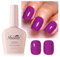Imtiti Smalto gel viola neon, 1 pezzo di smalto gel viola notte, smalto gel UV LED, lunga durata, nail art manicure fai da te a casa per l'autunno e l'inverno (10 ML)