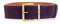 DUOMIYX Gürtel Frauen Mode Quadratische Schnalle Wildleder Breiten Gürtel Herbst Und Winter Kleid Pullover Mantel Dekorative Breite Gürtel-Lila-105Cm
