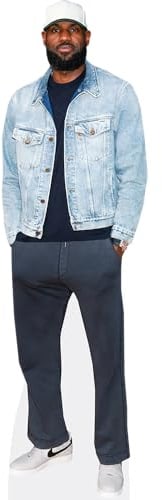 Lebron James (Denim Jacket) Pappaufsteller lebensgross