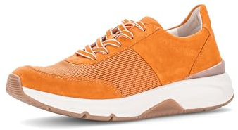 Gabor Damen Low-Top Sneaker, Frauen Halbschuhe,schnürschuhe,schnürer,straßenschuhe,Strassenschuhe,Sportschuhe,Mandarine,40 EU / 6.5 UK