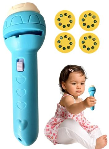 Linterna proyector, linterna proyector para los | Linterna de dibujos animados con proyección de patrón animal | Juguetes de proyección al aire libre, fiestas portátiles favorecen pl