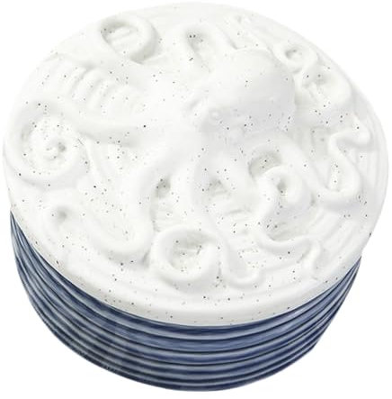CTIRCHIU 1 Stück Vorratsdose Aus Keramik Behälter Mit Deckel Vorratsbehälter Lagerung Nordische Teedosen Vorratsdosen Für Die Küche Speicher Kann Lagerbehälter Kanister Blue